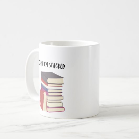 Omdat ik gestapeld ben koffiemok (Voorkant links)