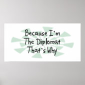Omdat ik het Diplomaat ben Poster (Voorkant)