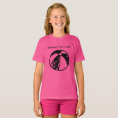 Omdat ik hou van strand Casual Kinder T-shirt (Voorkant volledig)