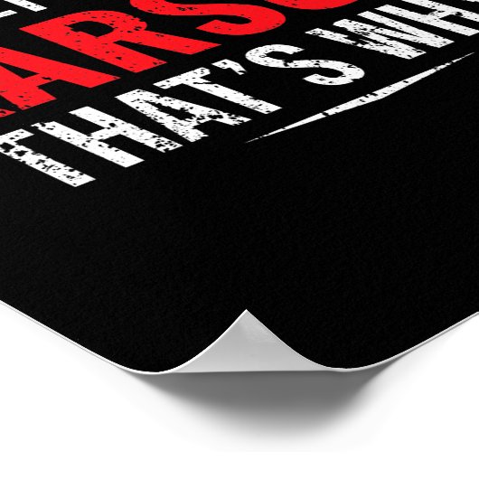 Omdat ik Karson ben... daarom noem ik Kerstmis. Poster (Hoek)