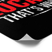 Omdat ik Lucas ben, is dat de reden dat ik Kerstmi Poster (Hoek)