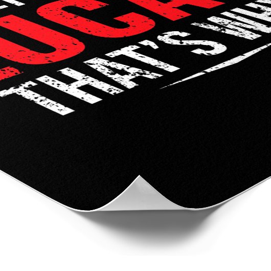 Omdat ik Lucas ben, is dat de reden dat ik Kerstmi Poster (Hoek)