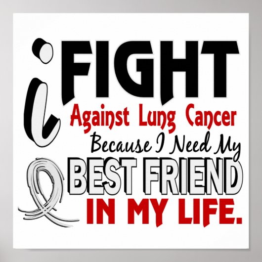 Omdat ik mijn beste vriend Lung Cancer nodig heb Poster (Voorkant)