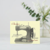 Omdat ik naai zei briefkaart (Staand voorkant)