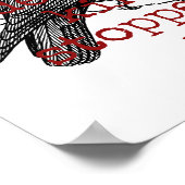 Omdat ik niet kon stoppen voor de dood - de terdoo poster (Hoek)