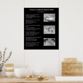 Omdat ik niet kon stoppen voor de dood Emily Dicki Poster (Keuken)