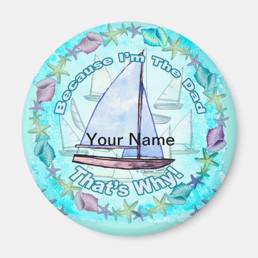 Omdat ik papa magneet ben (Voorkant)