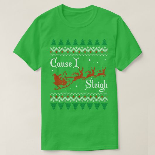 Omdat ik slee t-shirt (Design voorkant)