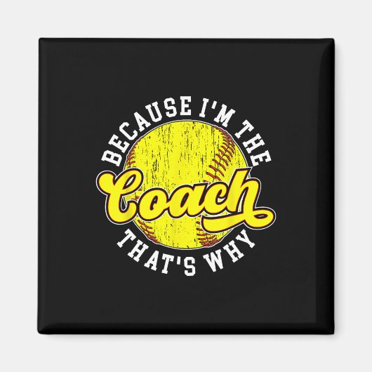 Omdat ik The Coach Softll Coach Softll Coaching be Magneet (Voorkant)