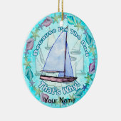 Omdat ik vader ben keramisch ornament (Rechts)