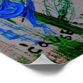 " omdat ik van je hou " abstracte posters (Hoek)