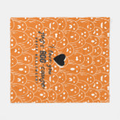 Omdat ik van je hou, gewoon omdat Ghost Gang Sinaa Fleece Deken (Voorkant (Horizontaal))