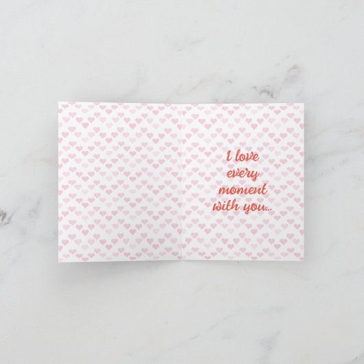 Omdat ik van je hou kaart (Binnen)