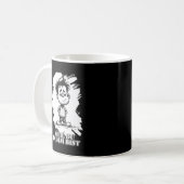 Omdat je dom bent – ironische statement-motiv koffiemok (Voorkant links)