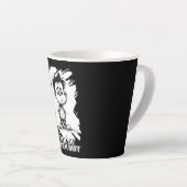 Omdat je dom bent – Ironische statement-motiv Latte Mok (Rechterhoek)