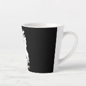 Omdat je dom bent – Ironische statement-motiv Latte Mok (Rechts)