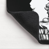 Omdat je dom bent – ironische statement-motiv muismat (Hoek)