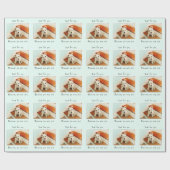 Omdat je jezelf bent, wiestie puppy op stap cadeaupapier (Vlak)