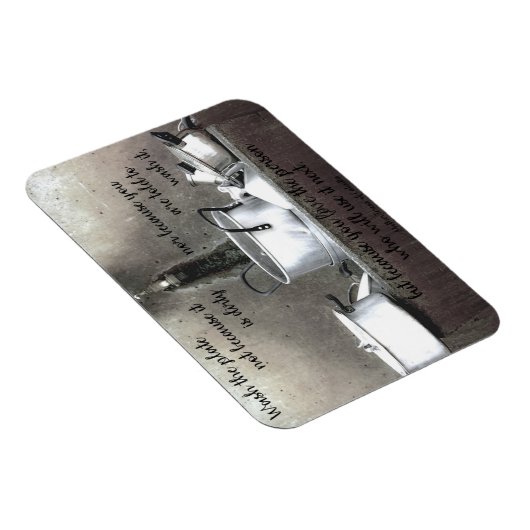 "Omdat je van" keuken magneet (Rechterzijde)