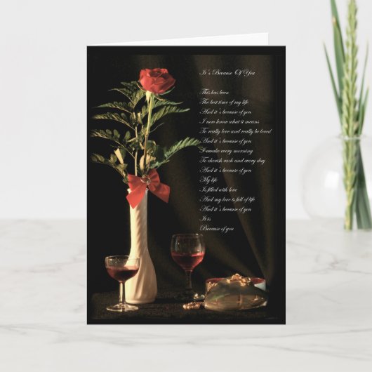 Omdat... kaart (Voorkant)