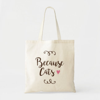 Omdat katten Canvas tas
