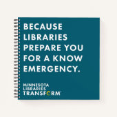 Omdat Know Square-laptop Notitieboek (Voorkant)