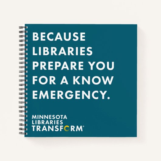 Omdat Know Square-laptop Notitieboek (Voorkant)