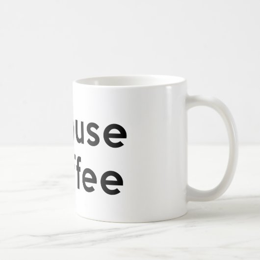 Omdat koffie koffiemok (Rechts)