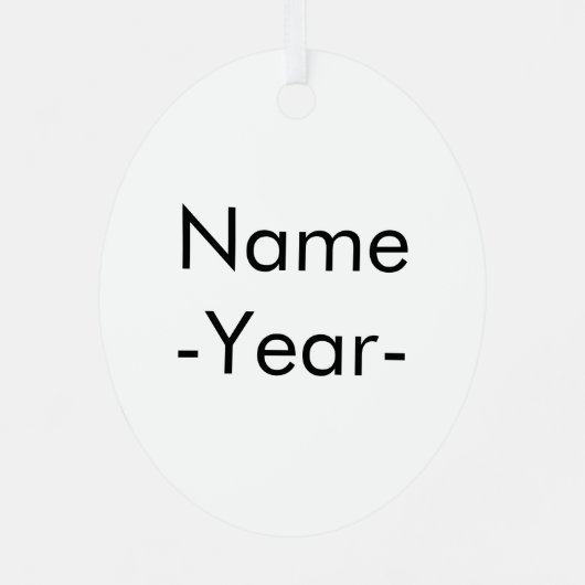 Omdat Lashes Metalen Ornament (Achterkant)