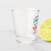 Omdat leraren niet alleen op appels kunnen overlev shot glas (Links)