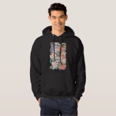 Omdat luiaards waterkleur hoodie (Voorkant volledig)