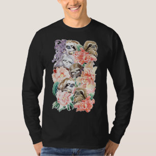 Omdat luiaards waterkleur t-shirt
