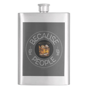 Omdat Mensen (whiskey) Flask Flacon