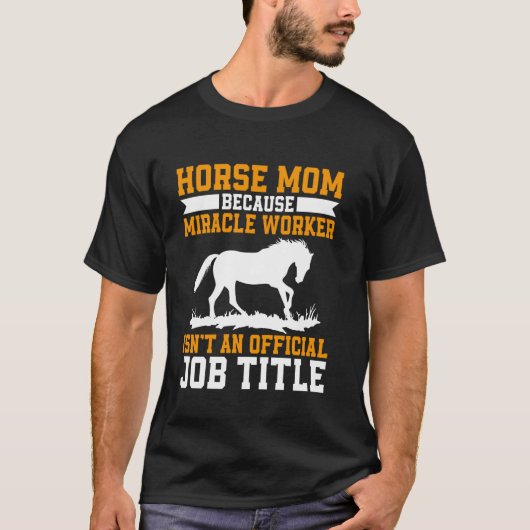 Omdat Miracle Worker geen officiële functietitel i T-shirt (Voorkant)