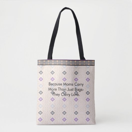 Omdat moeders meer dragen dan alleen tassen (Voorkant)