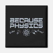 Omdat natuurkunde magneet (Voorkant)