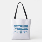 Omdat natuurkunde tote bag (Achterkant)