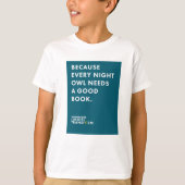 Omdat Night Owl Boys T shirt (Voorkant)