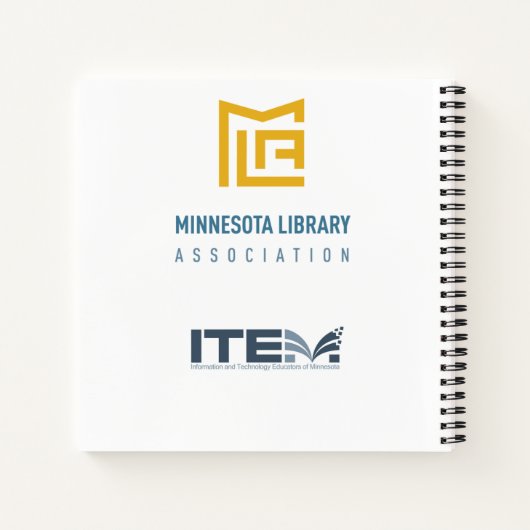 Omdat Owl Square notebook Notitieboek (Achterkant)