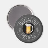 Omdat People (bier) Magnet (Voorkant / Achterkant)