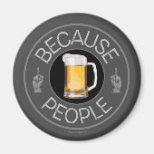 Omdat People (bier) Magnet (Voorkant)