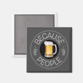 Omdat People (bier) Magnet (Voorkant / Achterkant)