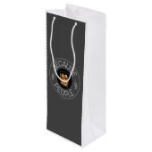 Omdat People (whisky) Wine Gift Bag Wijn Cadeautas (Achterkant Gekanteld)