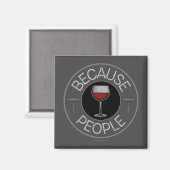 Omdat People (wine) Magnet (Voorkant / Achterkant)