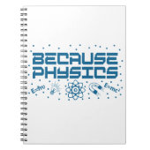 Omdat Physics Funny Notitieboek (Voorkant)