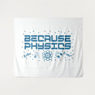Omdat Physics Funny Wandkleed