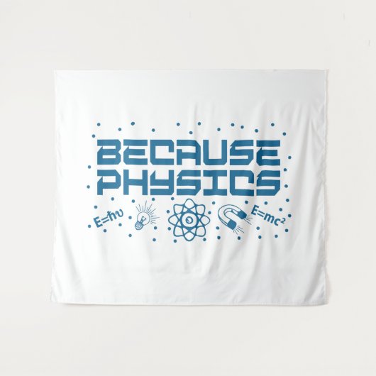 Omdat Physics Funny Wandkleed (Voorkant (horizontaal))