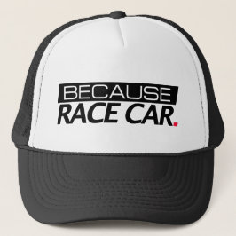 Omdat Race Car Trucker Pet