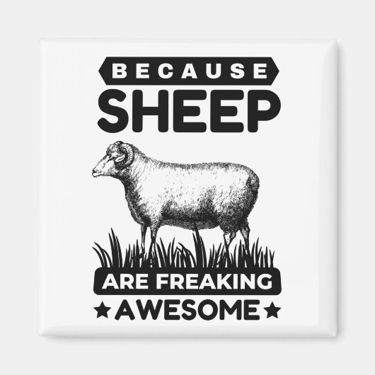 Omdat schapen Geweldige worden Magneet (Voorkant)