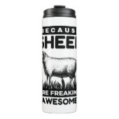 Omdat schapen Geweldige worden Thermosbeker (Voorkant)